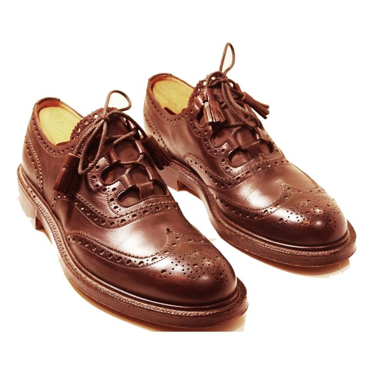 Brown-Leather-Ghillie-Brogues