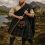 Buchanan Hunting Tartan Great Kilt draped