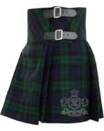 Black Watch Tartan Mini Billie Kilt Girls Mod Skirt - Image 3