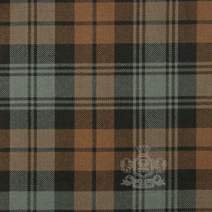 Black Watch Weathered Tartan Fabric By the Yard