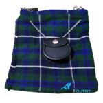 Douglas Blue Tartan Ladies Kilt Shaped Purse | Tote Bag - Image 2