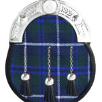Blue Douglas Dress Sporran | Scottish Full Dress Leather