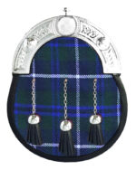 Blue Douglas Dress Sporran | Scottish Full Dress Leather