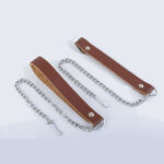 Gunn Tartan Sporran Brown Leather Scottish Sporran - Image 5