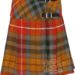 Buchanan Ancient Tartan Mini Kilt Girls Modern Kilt Skirt for Highland Dress