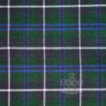 Blue Douglas Tartan Fabric | Scottish Homespun Wool by Yard
