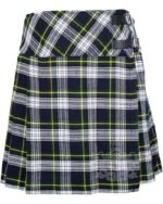 Dress Gordon Tartan Mini Billie Kilt Girls Modern Kilt Skirt for Highland Dress