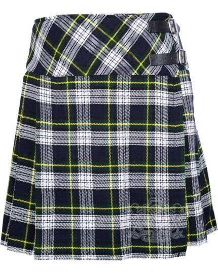 Dress Gordon Tartan Mini Billie Kilt Girls Modern Kilt Skirt for Highland Dress