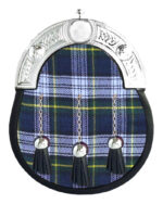 Dress Gordon Tartan Sporran | Scottish Full Dress Leather