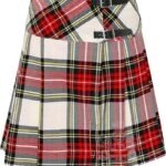 Dress Stewart Tartan Mini Billie Kilt Girls Modern Kilt Skirt for Highland Dress