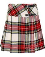 Dress Stewart Tartan Mini Billie Kilt Girls Modern Kilt Skirt for Highland Dress