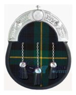 Gordon Tartan Dress Sporran | Scottish Full Dress Leather