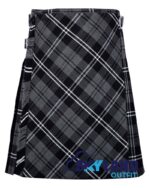 Granite Tartan Traditional 8-Yard Scottish Kilt with Bias Cut