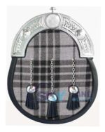 Grey Watch Dress Sporran | Scottish Full Dress Leather