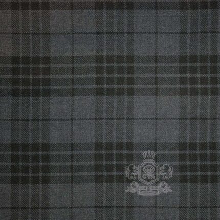 Grey Watch Tartan Fabric for Sale | Scottish Wool by Yard