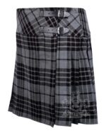 Grey Watch Tartan Mini Billie Kilt Girls Modern Kilt Skirt - Image 2