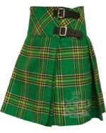 Irish Heritage Tartan Mini Billie Kilt Girls Celtic Kilt Skirt - Image 3