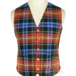 LGBTQ Pride Tartan Waistcoat – Argyle Vest | Made to Order