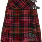 MacDonald Tartan Mini Billie Kilt Girls Modern Kilt Skirt for Highland Dress