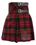 MacDonald Tartan Mini Billie Kilt Girls Modern Kilt Skirt - Image 3