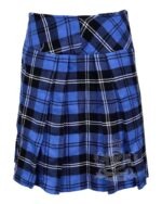 Ramsey Blue Hunting Tartan Mini Billie Kilt Girls Modern Kilt Skirt - Image 3