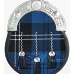 Ramsey Blue Hunting Dress Sporran | Full Dress Leather
