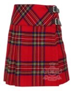 Royal Stewart Tartan Mini Billie Kilt Girls Modern Kilt Skirt for Highland Dress
