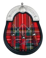 Royal Stewart Dress Sporran | Scottish Full Dress Leather