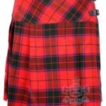 Scottish Rose Tartan Mini Billie Kilt Girls Modern Kilt Skirt for Highland Dress