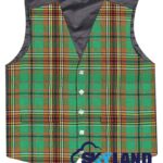Tara Murphy tartan Argyle waistcoat made to order for Highland wear and kilts