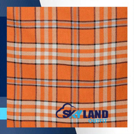 Tennessee tartan homespun fabric for sale showing official state sett with natural white dark green purple red dark blue pattern, Scottish wool textile by the yard