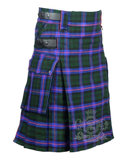 Armstrong Tartan Modern Utility Scottish Kilt for Highland Dress
