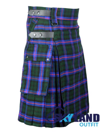 Armstrong Tartan Modern Utility Scottish Kilt for Highland Dress