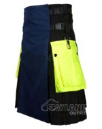 Black Blue Under Black Watch Weathered Hybrid Kilt - Image 3