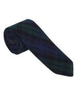 Black Watch Tartan NeckTie Scottish Clan Tie for Highland Dress