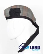 Weathered Black Watch Glengarry Hat Traditional Scottish Cap - Image 2