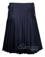 Black Wool Blazer Kilt – Premium 8 Yard Traditional Scottish Kilt - Image 3