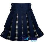 Dress Gordon Tartan Hybrid Utility Kilt | Blue Cotton - Image 2