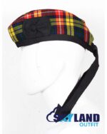 Buchanan Tartan Glengarry Hat Traditional Scottish Cap - Image 2