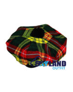 Buchanan Tartan Tam o Shanter Traditional Scottish Bonnet Hat for Highland Dress