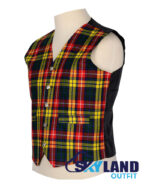 Buchanan Tartan Waistcoat – 5 Button Argyle Vest Made to Order - Image 2