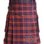 Cameron of Erracht Modern Tartan Utility Scottish Kilt for Highland Dress