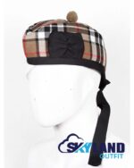 Campbell Thompson Tartan Glengarry Hat Traditional Scottish Cap