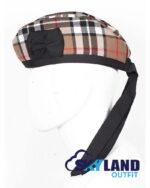 Campbell Thompson Tartan Glengarry Hat Traditional Scottish Cap - Image 2