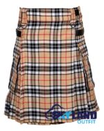 Campbell Thompson Tartan Modern Utility Scottish Kilt for Highland Dress