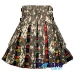 Digital Camo & Buchanan Tartan Hybrid Utility Kilt - Image 4