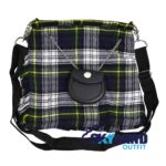 Dress Gordon Tartan Ladies Kilt Shaped Purse Tote Bag for Highland Dress