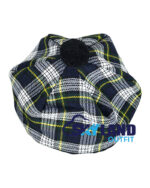 Dress Gordon Tartan Tam o' Shanter Scottish Flat Bonnet - Image 2