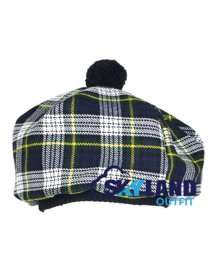 Dress Gordon Tartan Tam o Shanter Scottish Flat Bonnet Hat for Highland Dress