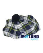 Dress Gordon Tartan Tam o' Shanter Scottish Flat Bonnet - Image 3